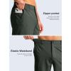 imageG Gradual Mens Casual Shorts 7 Lightweight Golf Shorts for Men Stretch with 3 Pockets Quick Dry Breathable Work ShortsArmy Green