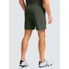 imageG Gradual Mens Casual Shorts 7 Lightweight Golf Shorts for Men Stretch with 3 Pockets Quick Dry Breathable Work ShortsArmy Green