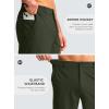 imageG Gradual Mens Casual Shorts 7 Lightweight Golf Shorts for Men Stretch with 3 Pockets Quick Dry Breathable Work ShortsArmy Green