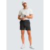 imageG Gradual Mens Casual Shorts 7 Lightweight Golf Shorts for Men Stretch with 3 Pockets Quick Dry Breathable Work ShortsBlack
