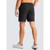 imageG Gradual Mens Casual Shorts 7 Lightweight Golf Shorts for Men Stretch with 3 Pockets Quick Dry Breathable Work ShortsBlack