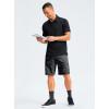 imageG Gradual Mens Casual Shorts 7 Lightweight Golf Shorts for Men Stretch with 3 Pockets Quick Dry Breathable Work ShortsBlack Camo a