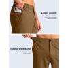 imageG Gradual Mens Casual Shorts 7 Lightweight Golf Shorts for Men Stretch with 3 Pockets Quick Dry Breathable Work ShortsBrown