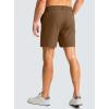 imageG Gradual Mens Casual Shorts 7 Lightweight Golf Shorts for Men Stretch with 3 Pockets Quick Dry Breathable Work ShortsBrown