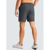 imageG Gradual Mens Casual Shorts 7 Lightweight Golf Shorts for Men Stretch with 3 Pockets Quick Dry Breathable Work ShortsDark Grey
