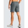 imageG Gradual Mens Casual Shorts 7 Lightweight Golf Shorts for Men Stretch with 3 Pockets Quick Dry Breathable Work ShortsDeep Grey