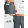 imageG Gradual Mens Casual Shorts 7 Lightweight Golf Shorts for Men Stretch with 3 Pockets Quick Dry Breathable Work ShortsDeep Grey