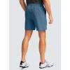 imageG Gradual Mens Casual Shorts 7 Lightweight Golf Shorts for Men Stretch with 3 Pockets Quick Dry Breathable Work ShortsDusty Blue