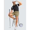 imageG Gradual Mens Casual Shorts 7 Lightweight Golf Shorts for Men Stretch with 3 Pockets Quick Dry Breathable Work ShortsDusty Khaki