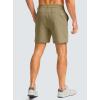 imageG Gradual Mens Casual Shorts 7 Lightweight Golf Shorts for Men Stretch with 3 Pockets Quick Dry Breathable Work ShortsDusty Khaki