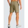 imageG Gradual Mens Casual Shorts 7 Lightweight Golf Shorts for Men Stretch with 3 Pockets Quick Dry Breathable Work ShortsDusty Khaki