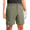 imageG Gradual Mens Casual Shorts 7 Lightweight Golf Shorts for Men Stretch with 3 Pockets Quick Dry Breathable Work ShortsGrey Sage