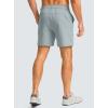 imageG Gradual Mens Casual Shorts 7 Lightweight Golf Shorts for Men Stretch with 3 Pockets Quick Dry Breathable Work ShortsLight Grey