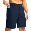 imageG Gradual Mens Casual Shorts 7 Lightweight Golf Shorts for Men Stretch with 3 Pockets Quick Dry Breathable Work ShortsNavy