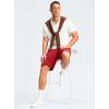 imageG Gradual Mens Casual Shorts 7 Lightweight Golf Shorts for Men Stretch with 3 Pockets Quick Dry Breathable Work ShortsRed