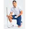 imageG Gradual Mens Casual Shorts 7 Lightweight Golf Shorts for Men Stretch with 3 Pockets Quick Dry Breathable Work ShortsRoyal Blue