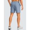 imageG Gradual Mens Casual Shorts 7 Lightweight Golf Shorts for Men Stretch with 3 Pockets Quick Dry Breathable Work ShortsStone Blue