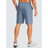 imageG Gradual Mens Casual Shorts 7 Lightweight Golf Shorts for Men Stretch with 3 Pockets Quick Dry Breathable Work ShortsStone Blue