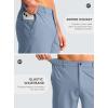 imageG Gradual Mens Casual Shorts 7 Lightweight Golf Shorts for Men Stretch with 3 Pockets Quick Dry Breathable Work ShortsStone Blue