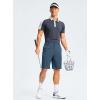 imageG Gradual Mens Casual Shorts 7 Lightweight Golf Shorts for Men Stretch with 3 Pockets Quick Dry Breathable Work ShortsTibetan Blue