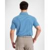 imageG Gradual Mens Golf Shirt Dry Fit Moisture Wicking Performance Short Sleeve Striped Polo Shirts for Men Dressy CasualAqua Stripe