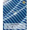 imageG Gradual Mens Golf Shirt Dry Fit Moisture Wicking Performance Short Sleeve Striped Polo Shirts for Men Dressy CasualAqua Stripe
