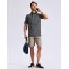 imageG Gradual Mens Golf Shirt Dry Fit Moisture Wicking Performance Short Sleeve Striped Polo Shirts for Men Dressy CasualBlack Stripe