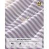 imageG Gradual Mens Golf Shirt Dry Fit Moisture Wicking Performance Short Sleeve Striped Polo Shirts for Men Dressy CasualLavender Stripe