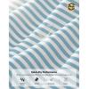 imageG Gradual Mens Golf Shirt Dry Fit Moisture Wicking Performance Short Sleeve Striped Polo Shirts for Men Dressy CasualLight Blue Stripe