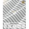 imageG Gradual Mens Golf Shirt Dry Fit Moisture Wicking Performance Short Sleeve Striped Polo Shirts for Men Dressy CasualLight Grey Stripe