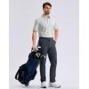 imageG Gradual Mens Golf Shirt Dry Fit Moisture Wicking Performance Short Sleeve Striped Polo Shirts for Men Dressy CasualLight Grey Stripe