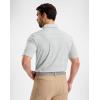 imageG Gradual Mens Golf Shirt Dry Fit Moisture Wicking Performance Short Sleeve Striped Polo Shirts for Men Dressy CasualLight Grey Stripe
