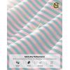 imageG Gradual Mens Golf Shirt Dry Fit Moisture Wicking Performance Short Sleeve Striped Polo Shirts for Men Dressy CasualLight Pink Blue Stripe
