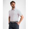 imageG Gradual Mens Golf Shirt Dry Fit Moisture Wicking Performance Short Sleeve Striped Polo Shirts for Men Dressy CasualLight Pink Blue Stripe