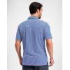 imageG Gradual Mens Golf Shirt Dry Fit Moisture Wicking Performance Short Sleeve Striped Polo Shirts for Men Dressy CasualNavy Blue Stripe