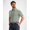 imageG Gradual Mens Golf Shirt Dry Fit Moisture Wicking Performance Short Sleeve Striped Polo Shirts for Men Dressy CasualOlive Stripe