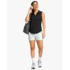 imageG Gradual Sleeveless Golf Shirts for Women Collared V Neck Tennis Tank Top Cooling Polo UPF 50 Quick Dry LightweightBlack