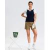 imageG Gradual Womens 5 Golf Hiking Shorts with Deep Pockets Stretchy Outdoor Womens Shorts Dressy Casual Walking TravelDeep Khaki