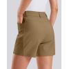 imageG Gradual Womens 5 Golf Hiking Shorts with Deep Pockets Stretchy Outdoor Womens Shorts Dressy Casual Walking TravelDeep Khaki