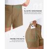 imageG Gradual Womens 5 Golf Hiking Shorts with Deep Pockets Stretchy Outdoor Womens Shorts Dressy Casual Walking TravelDeep Khaki