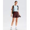 imageG Gradual Womens 5 Golf Hiking Shorts with Deep Pockets Stretchy Outdoor Womens Shorts Dressy Casual Walking TravelWine