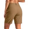 imageG Gradual Womens 7 Hiking Cargo Shorts Quick Dry Lightweight Golf Outdoor Work Summer Travel Shorts with PocketsDeep Khaki