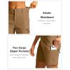 imageG Gradual Womens 7 Hiking Cargo Shorts Quick Dry Lightweight Golf Outdoor Work Summer Travel Shorts with PocketsDeep Khaki