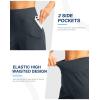 imageG Gradual Womens Athletic Shorts 6 High Waisted Stretchy Bermuda Shorts for Women Quick Dry Summer Casual ShortsCharcoal