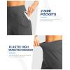 imageG Gradual Womens Athletic Shorts 6 High Waisted Stretchy Bermuda Shorts for Women Quick Dry Summer Casual ShortsHeather Charcoal Grey