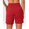 imageG Gradual Womens Athletic Shorts 6 High Waisted Stretchy Bermuda Shorts for Women Quick Dry Summer Casual ShortsRed