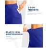 imageG Gradual Womens Athletic Shorts 6 High Waisted Stretchy Bermuda Shorts for Women Quick Dry Summer Casual ShortsRoyal Blue