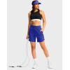 imageG Gradual Womens Athletic Shorts 6 High Waisted Stretchy Bermuda Shorts for Women Quick Dry Summer Casual ShortsRoyal Blue