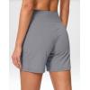 imageG Gradual Womens Athletic Shorts 6 High Waisted Stretchy Bermuda Shorts for Women Quick Dry Summer Casual ShortsTwilight Grey