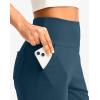 imageG Gradual Womens Bermuda Long Shorts with Pockets 9 High Waisted Knee Length Shorts for Women Walking Athletic WorkoutIndigo